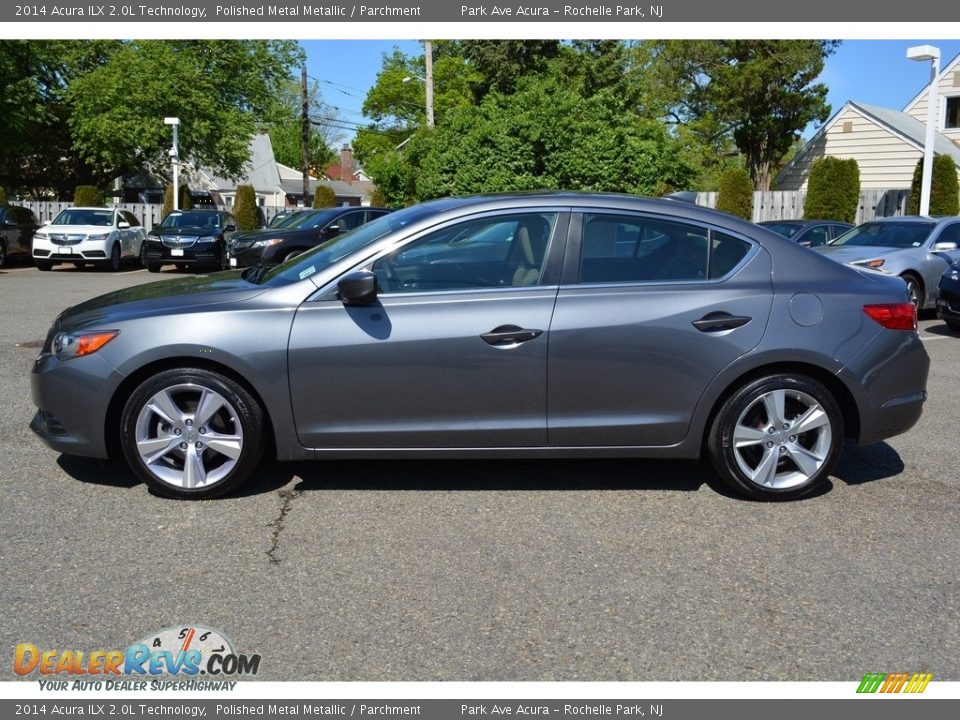 2014 Acura ILX 2.0L Technology Polished Metal Metallic / Parchment Photo #6