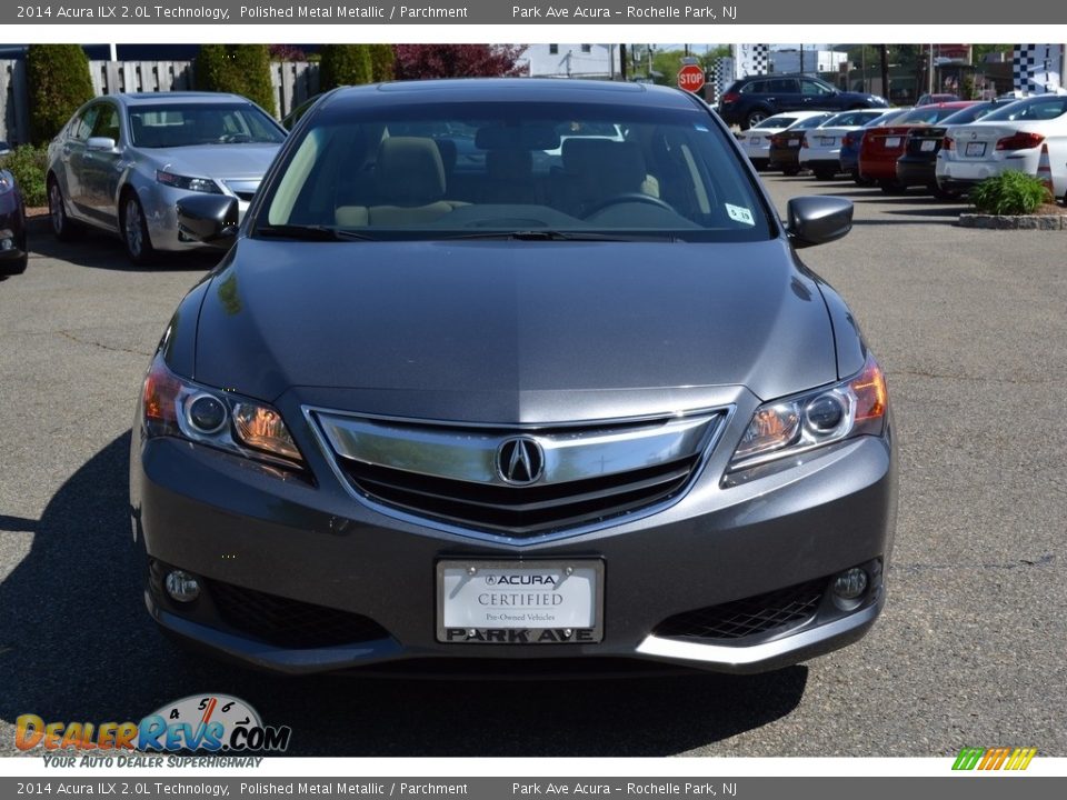 2014 Acura ILX 2.0L Technology Polished Metal Metallic / Parchment Photo #8