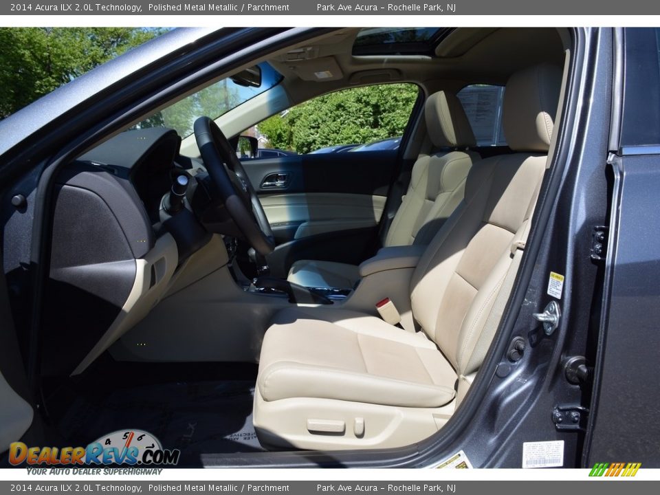 2014 Acura ILX 2.0L Technology Polished Metal Metallic / Parchment Photo #12