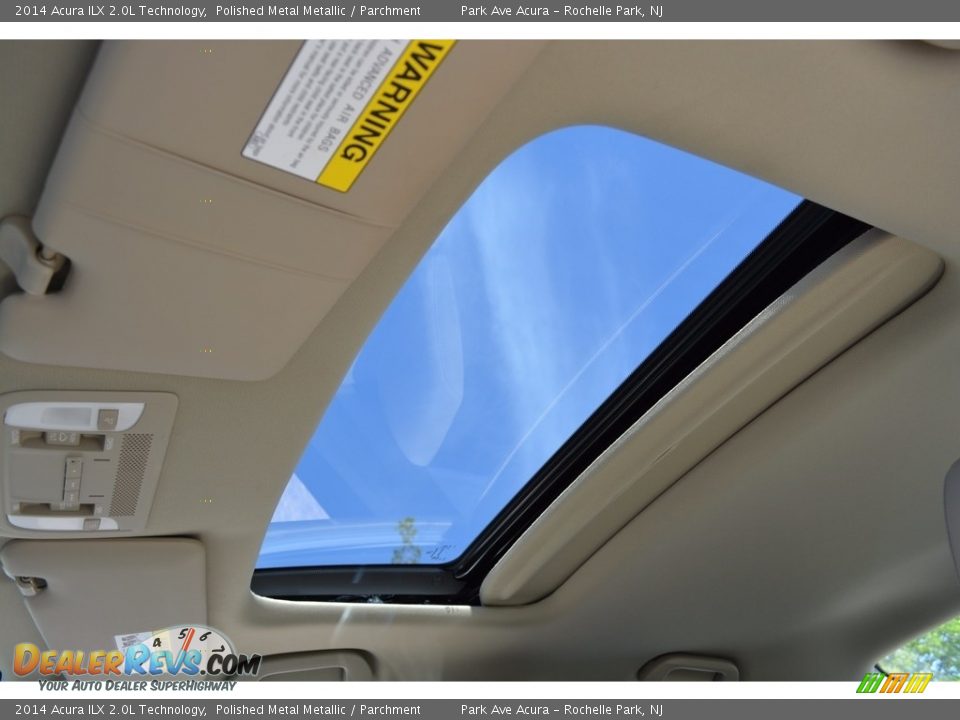 2014 Acura ILX 2.0L Technology Polished Metal Metallic / Parchment Photo #14