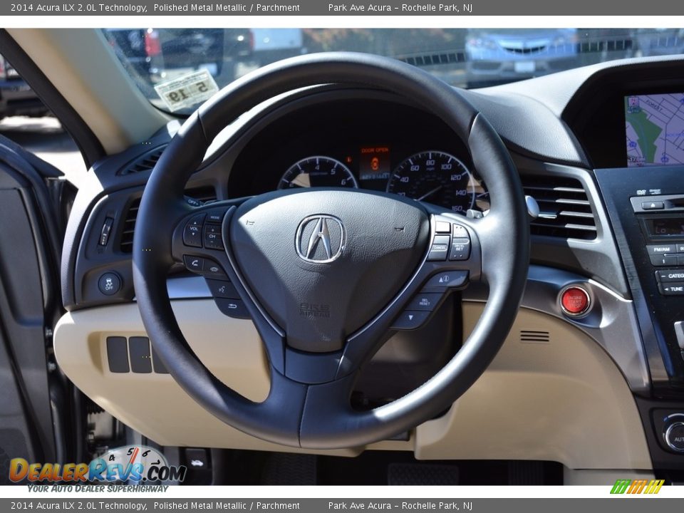 2014 Acura ILX 2.0L Technology Polished Metal Metallic / Parchment Photo #18