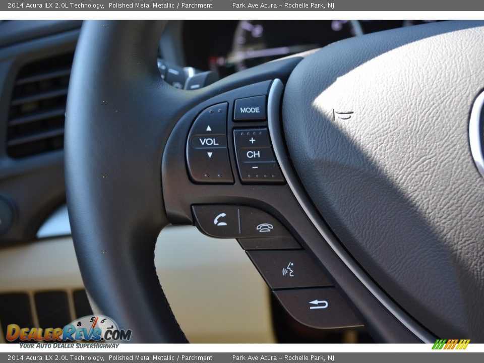 2014 Acura ILX 2.0L Technology Polished Metal Metallic / Parchment Photo #19