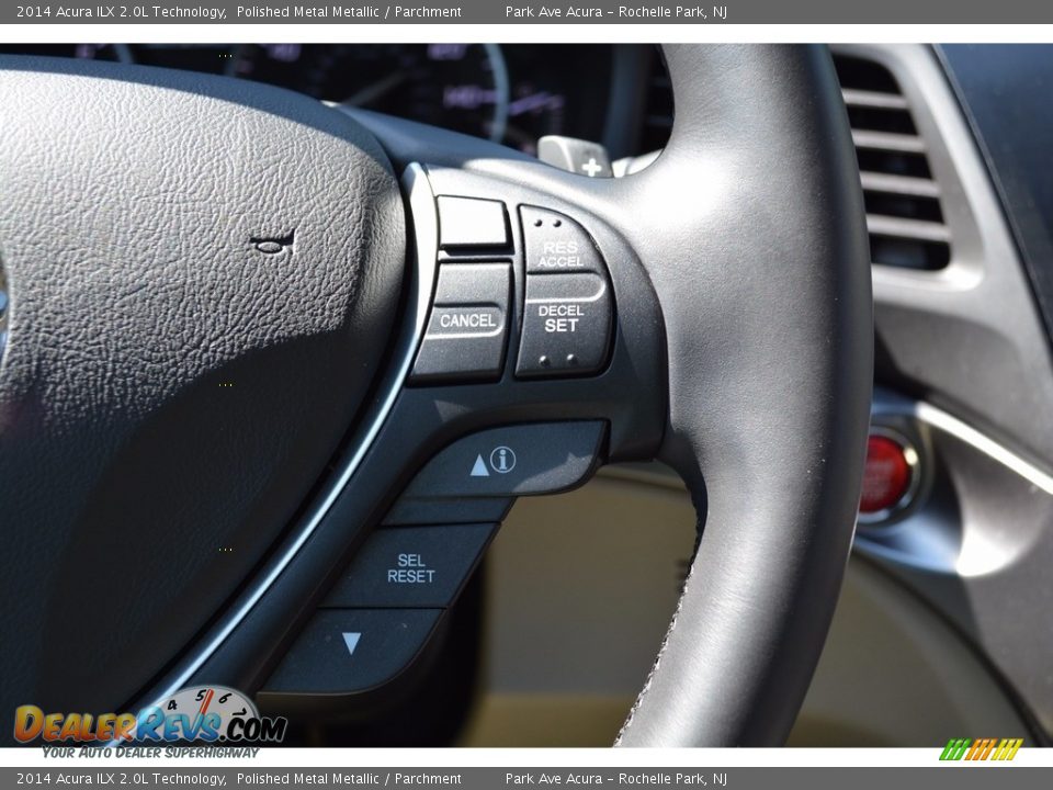 2014 Acura ILX 2.0L Technology Polished Metal Metallic / Parchment Photo #20