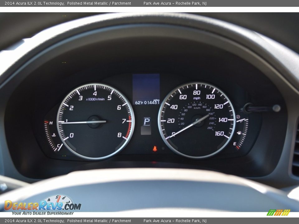 2014 Acura ILX 2.0L Technology Polished Metal Metallic / Parchment Photo #21