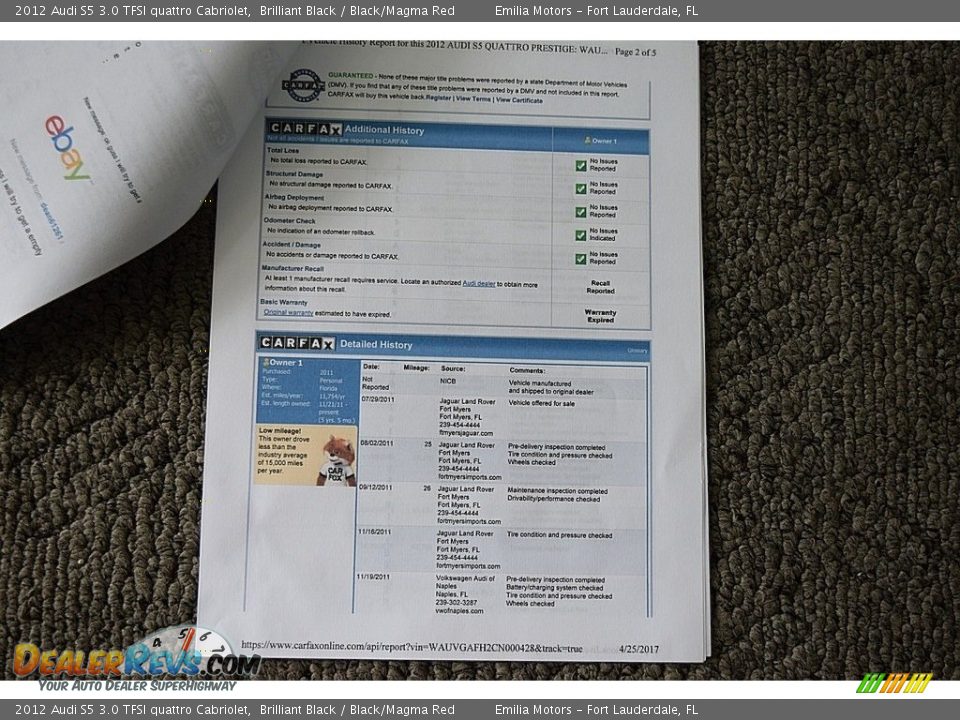 2012 Audi S5 3.0 TFSI quattro Cabriolet Brilliant Black / Black/Magma Red Photo #79
