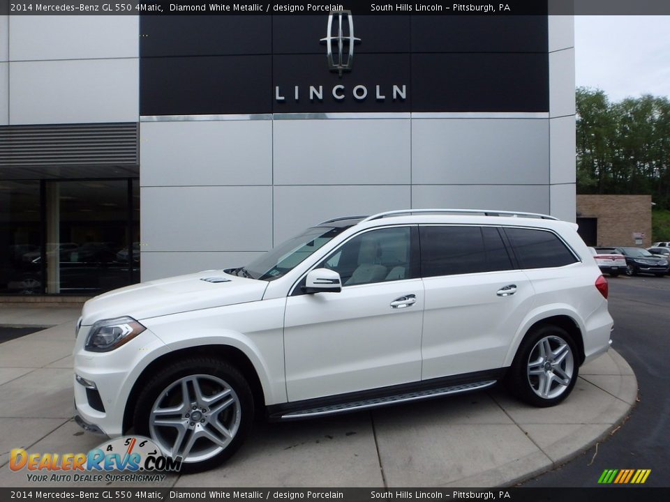 2014 Mercedes-Benz GL 550 4Matic Diamond White Metallic / designo Porcelain Photo #1