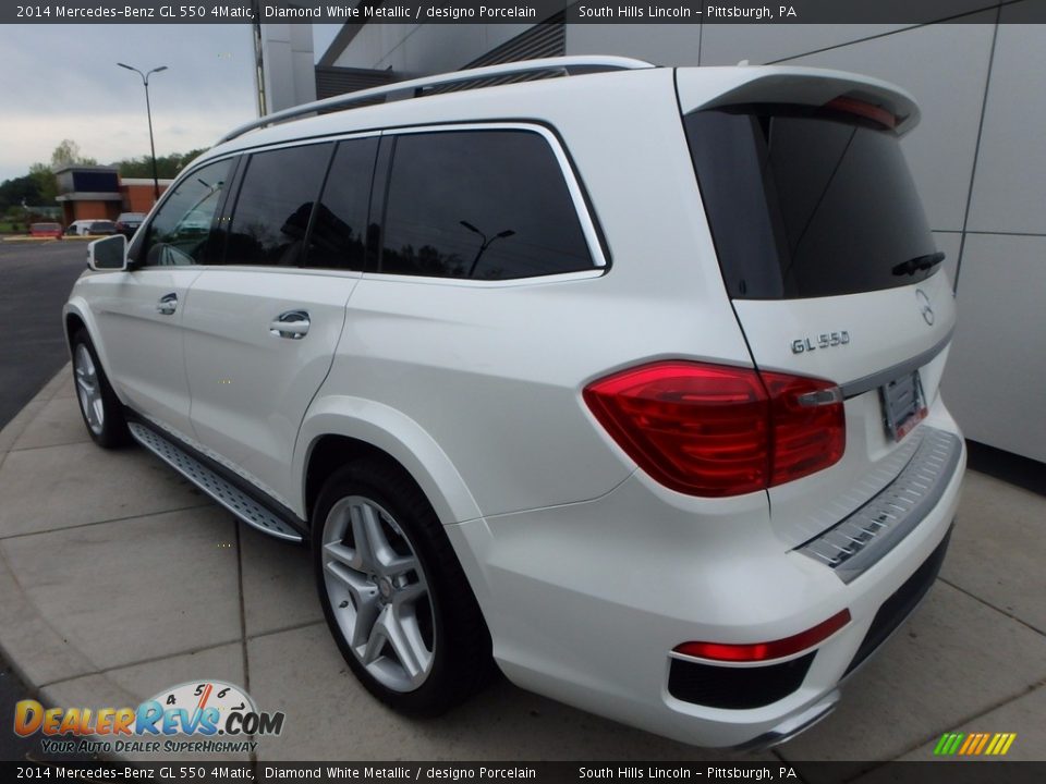 2014 Mercedes-Benz GL 550 4Matic Diamond White Metallic / designo Porcelain Photo #3