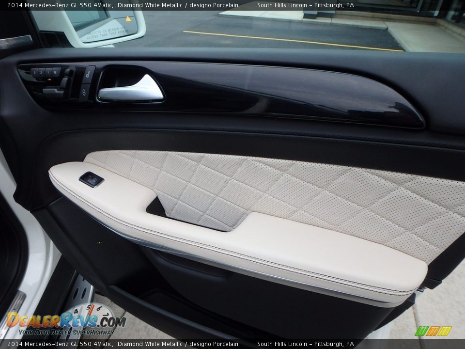 2014 Mercedes-Benz GL 550 4Matic Diamond White Metallic / designo Porcelain Photo #12