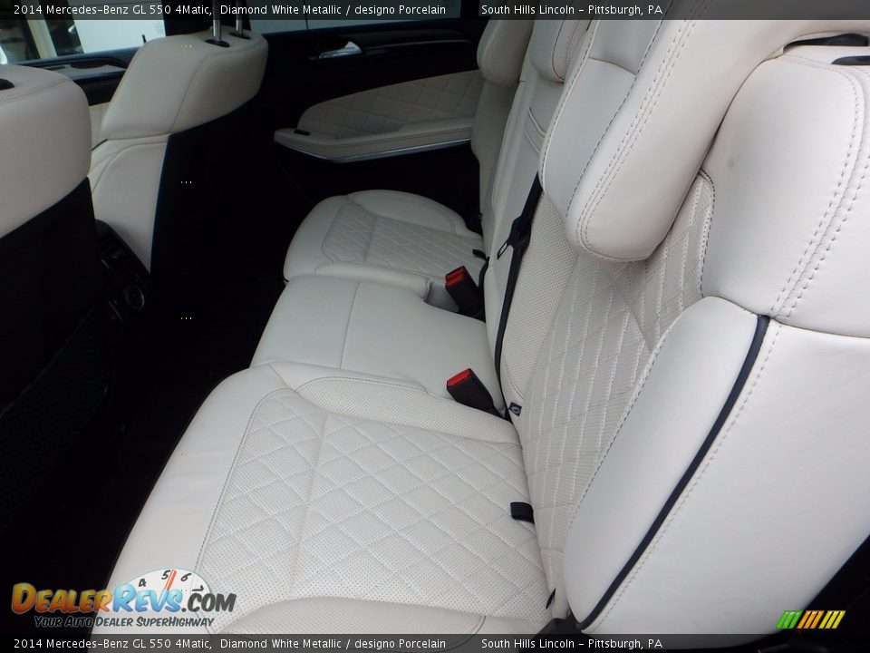 2014 Mercedes-Benz GL 550 4Matic Diamond White Metallic / designo Porcelain Photo #17