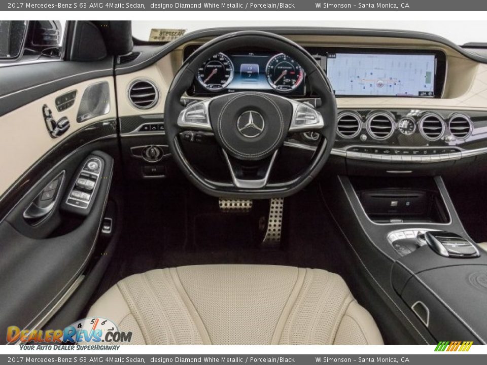 Dashboard of 2017 Mercedes-Benz S 63 AMG 4Matic Sedan Photo #5