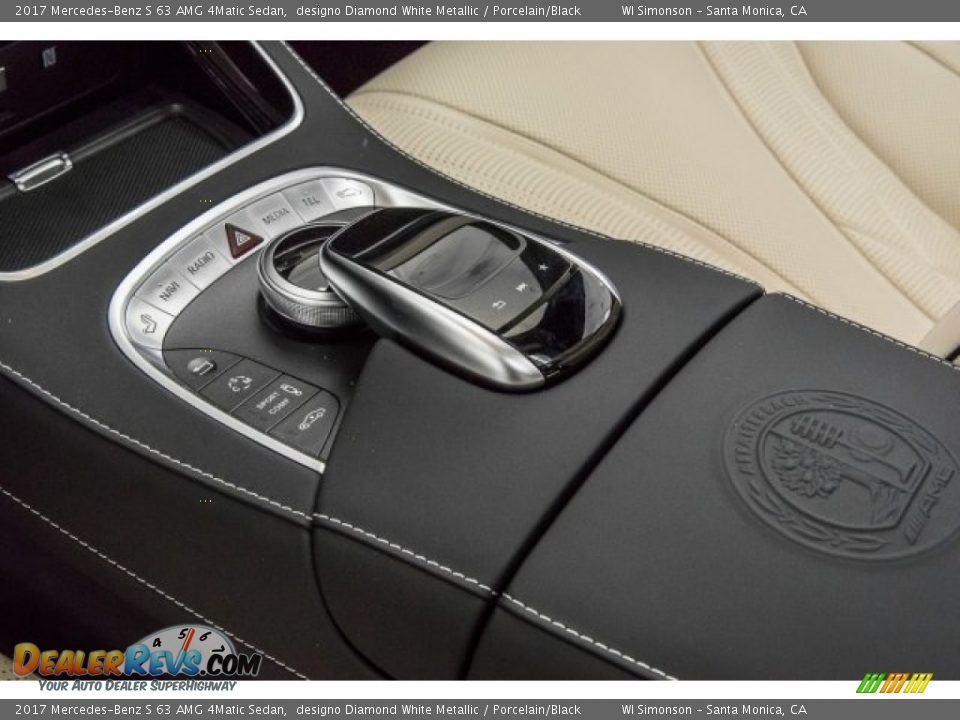 2017 Mercedes-Benz S 63 AMG 4Matic Sedan designo Diamond White Metallic / Porcelain/Black Photo #20