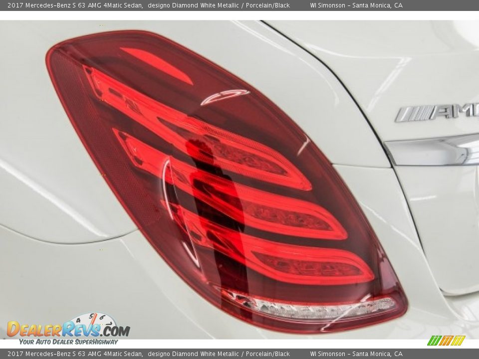 2017 Mercedes-Benz S 63 AMG 4Matic Sedan designo Diamond White Metallic / Porcelain/Black Photo #25