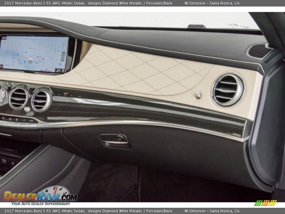 2017 Mercedes-Benz S 63 AMG 4Matic Sedan designo Diamond White Metallic / Porcelain/Black Photo #27