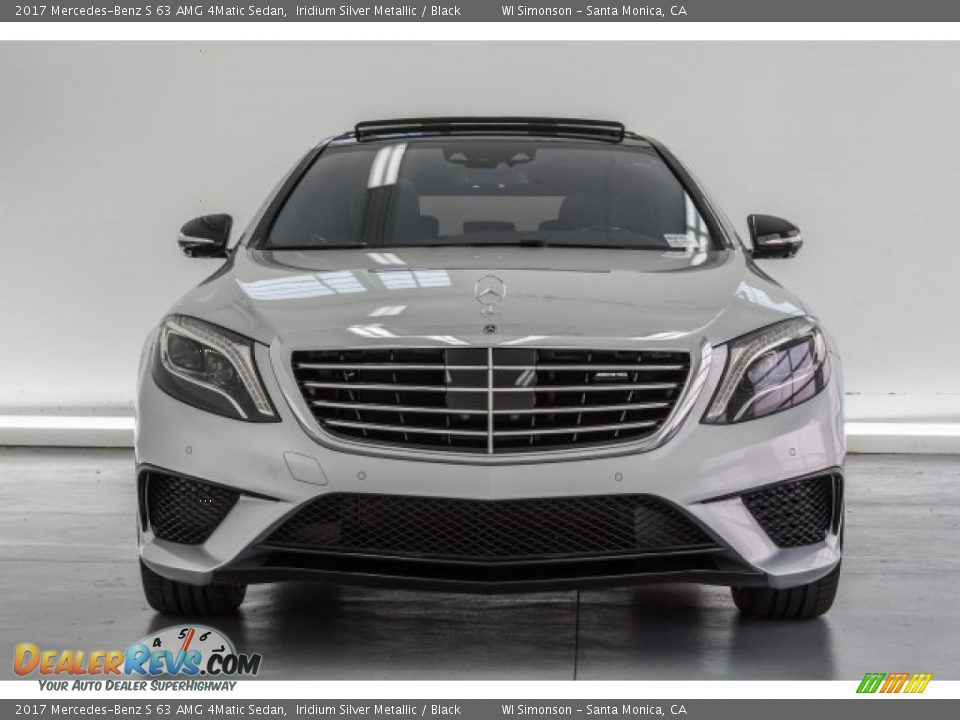 2017 Mercedes-Benz S 63 AMG 4Matic Sedan Iridium Silver Metallic / Black Photo #2