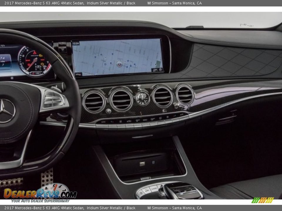 2017 Mercedes-Benz S 63 AMG 4Matic Sedan Iridium Silver Metallic / Black Photo #5