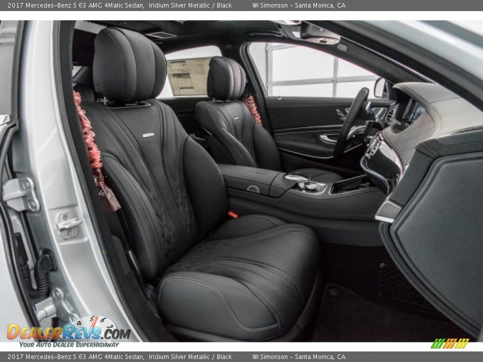 Front Seat of 2017 Mercedes-Benz S 63 AMG 4Matic Sedan Photo #6