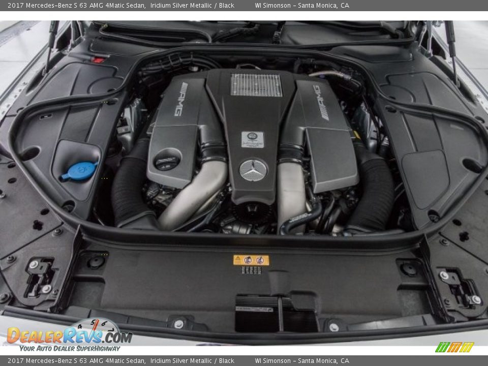 2017 Mercedes-Benz S 63 AMG 4Matic Sedan 5.5 Liter AMG biturbo DOHC 32-Valve VVT V8 Engine Photo #9