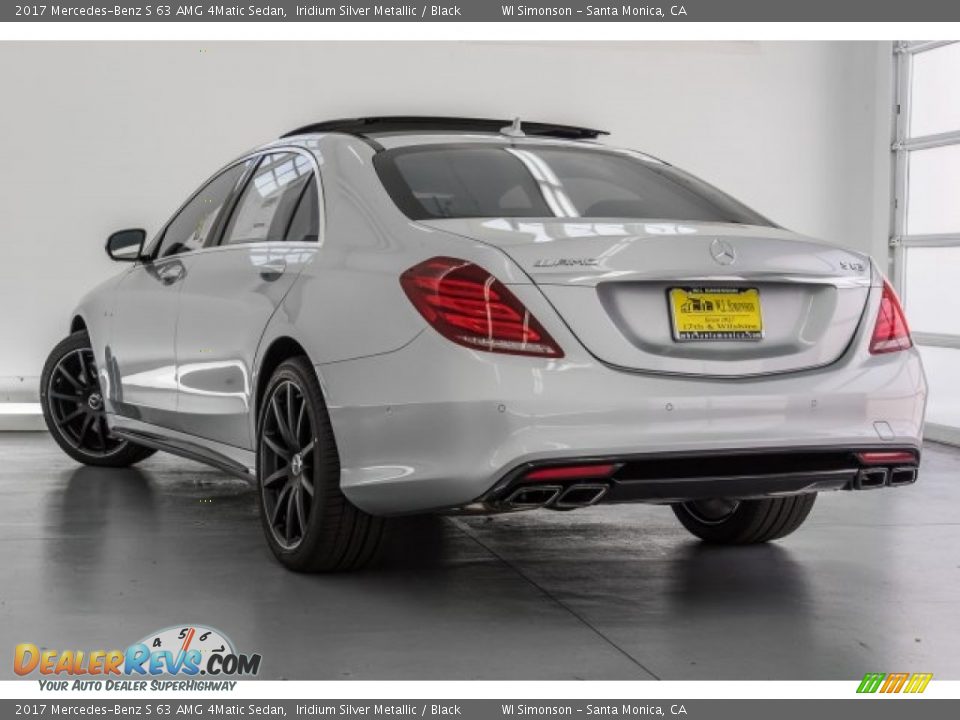 2017 Mercedes-Benz S 63 AMG 4Matic Sedan Iridium Silver Metallic / Black Photo #10