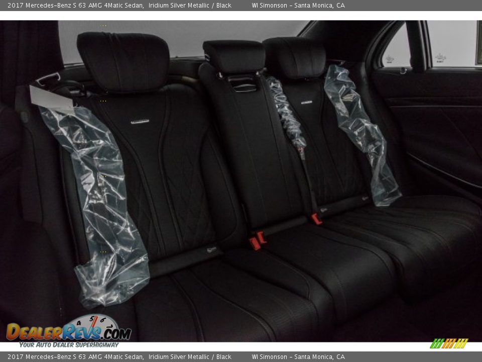 2017 Mercedes-Benz S 63 AMG 4Matic Sedan Iridium Silver Metallic / Black Photo #12