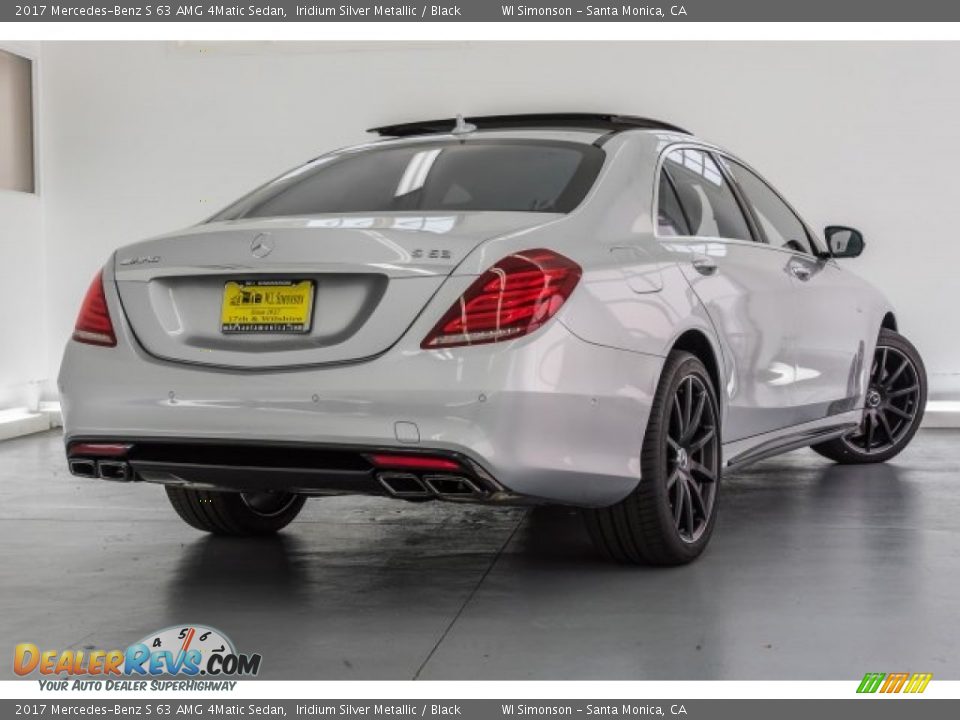 2017 Mercedes-Benz S 63 AMG 4Matic Sedan Iridium Silver Metallic / Black Photo #15