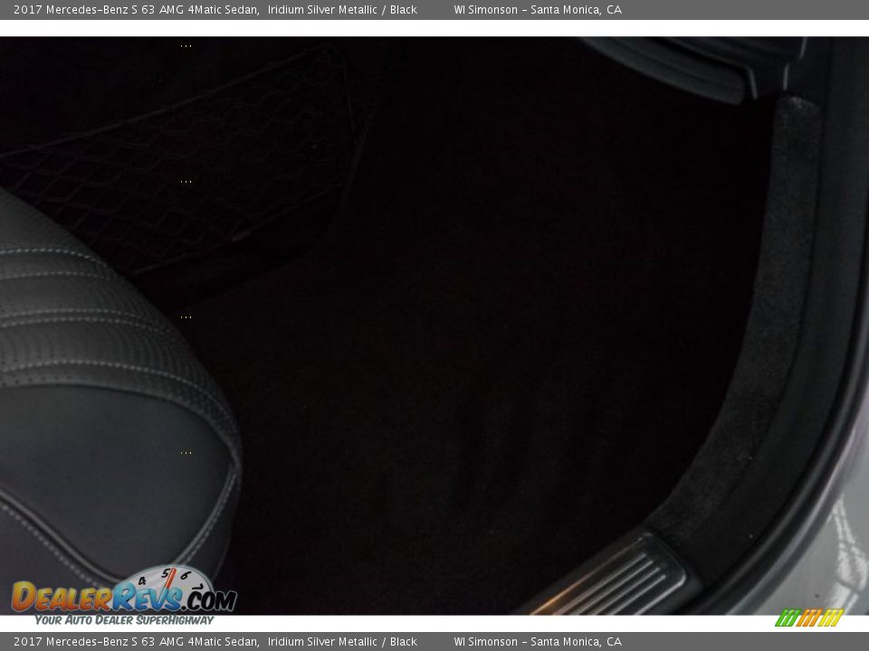 2017 Mercedes-Benz S 63 AMG 4Matic Sedan Iridium Silver Metallic / Black Photo #28