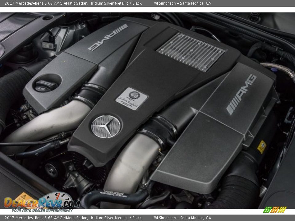 2017 Mercedes-Benz S 63 AMG 4Matic Sedan 5.5 Liter AMG biturbo DOHC 32-Valve VVT V8 Engine Photo #30