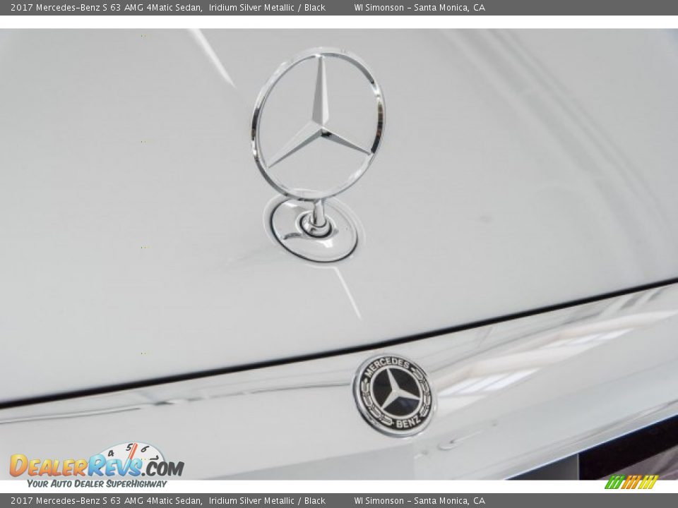 2017 Mercedes-Benz S 63 AMG 4Matic Sedan Iridium Silver Metallic / Black Photo #32