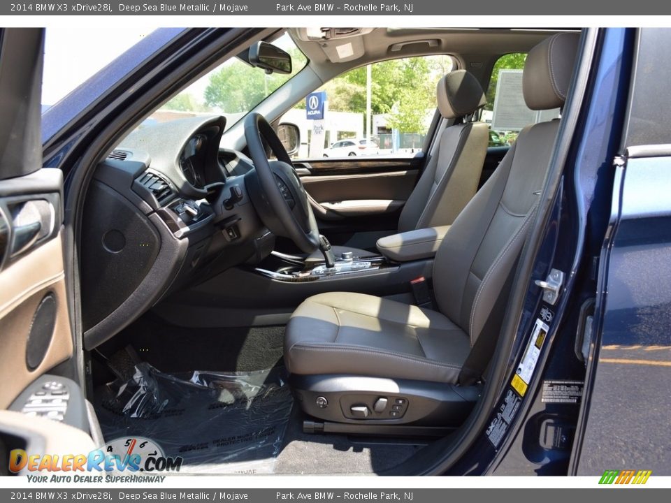 2014 BMW X3 xDrive28i Deep Sea Blue Metallic / Mojave Photo #11