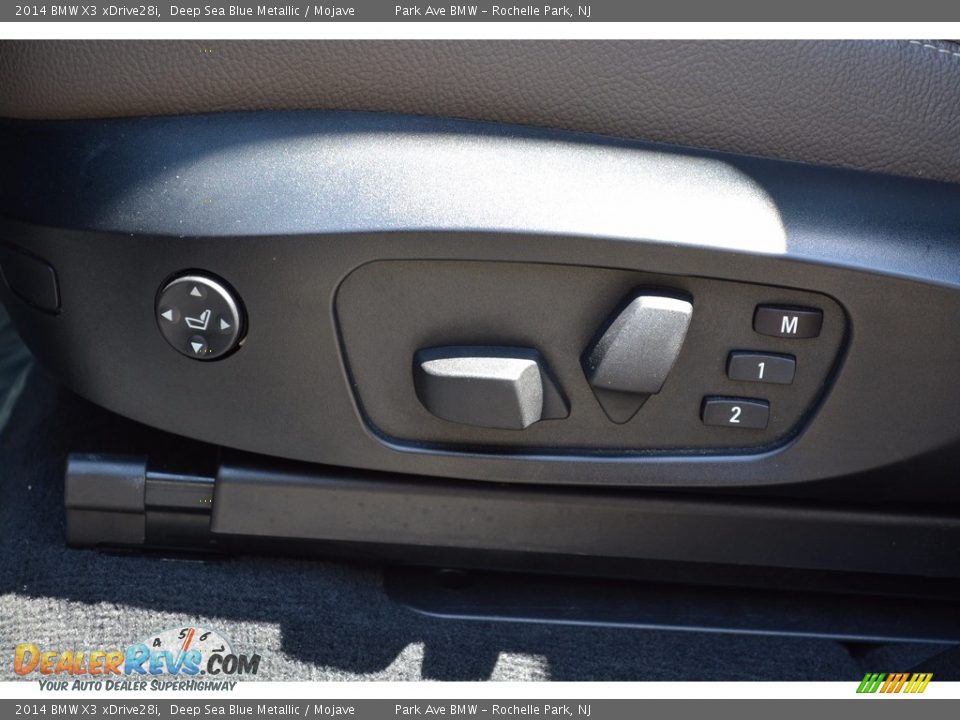 2014 BMW X3 xDrive28i Deep Sea Blue Metallic / Mojave Photo #12
