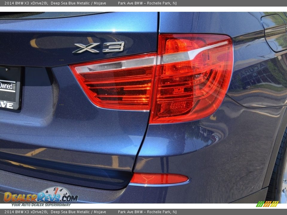 2014 BMW X3 xDrive28i Deep Sea Blue Metallic / Mojave Photo #23