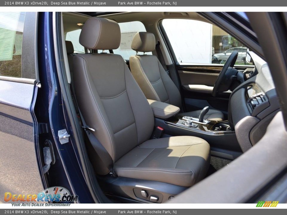 2014 BMW X3 xDrive28i Deep Sea Blue Metallic / Mojave Photo #29
