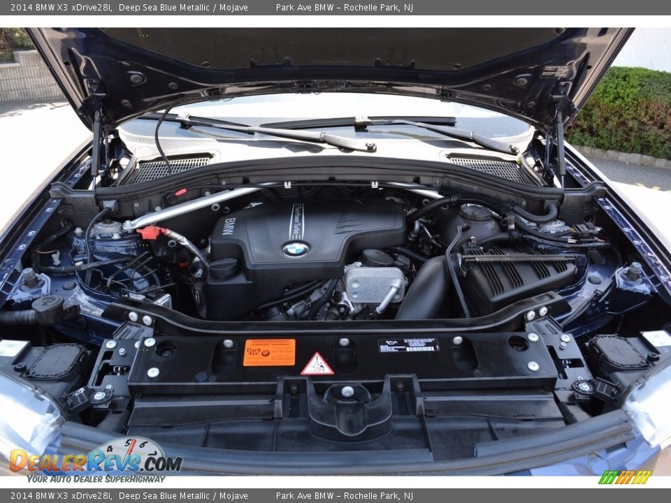 2014 BMW X3 xDrive28i Deep Sea Blue Metallic / Mojave Photo #30