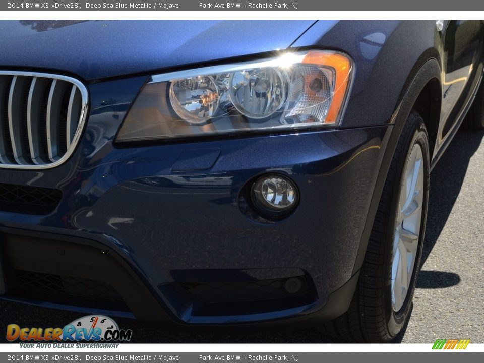 2014 BMW X3 xDrive28i Deep Sea Blue Metallic / Mojave Photo #31