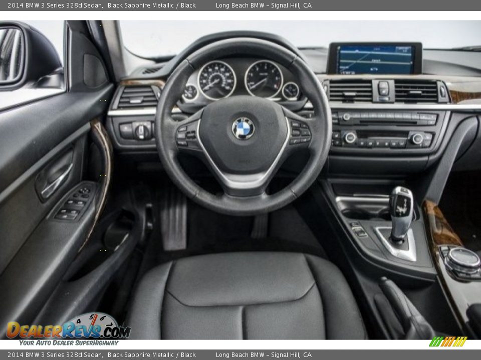 2014 BMW 3 Series 328d Sedan Black Sapphire Metallic / Black Photo #4