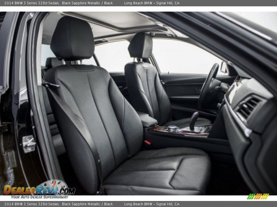 2014 BMW 3 Series 328d Sedan Black Sapphire Metallic / Black Photo #6
