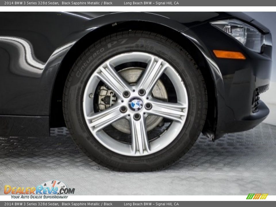 2014 BMW 3 Series 328d Sedan Black Sapphire Metallic / Black Photo #8