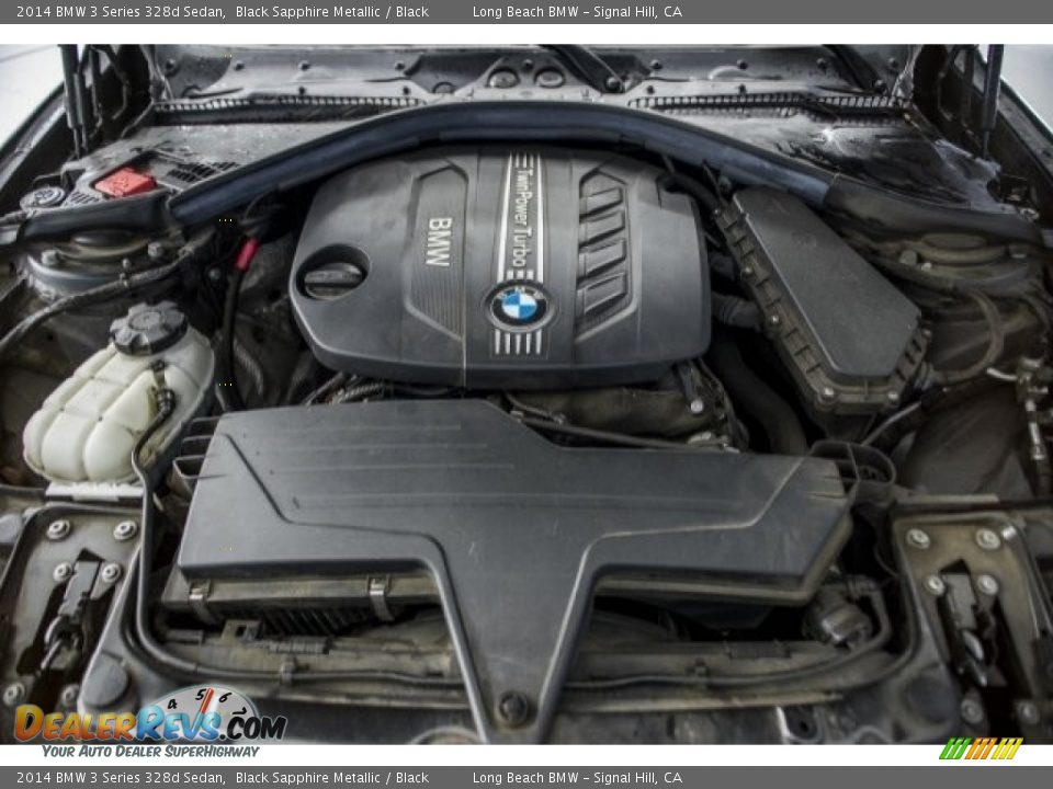 2014 BMW 3 Series 328d Sedan Black Sapphire Metallic / Black Photo #9
