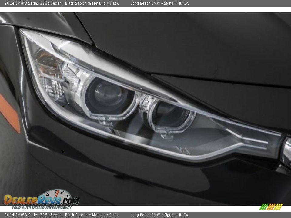 2014 BMW 3 Series 328d Sedan Black Sapphire Metallic / Black Photo #25
