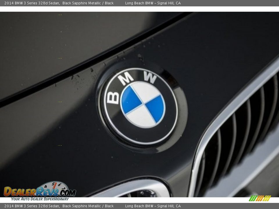 2014 BMW 3 Series 328d Sedan Black Sapphire Metallic / Black Photo #26
