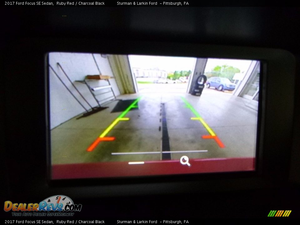 2017 Ford Focus SE Sedan Ruby Red / Charcoal Black Photo #14