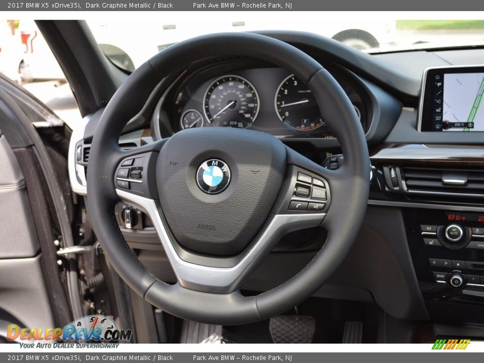 2017 BMW X5 xDrive35i Dark Graphite Metallic / Black Photo #18