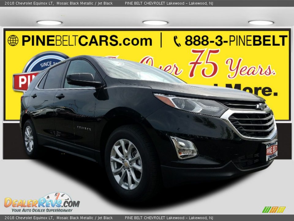 2018 Chevrolet Equinox LT Mosaic Black Metallic / Jet Black Photo #1