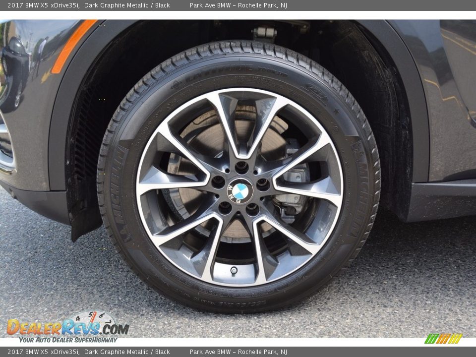 2017 BMW X5 xDrive35i Dark Graphite Metallic / Black Photo #33