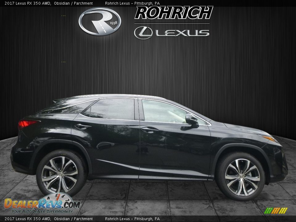 2017 Lexus RX 350 AWD Obsidian / Parchment Photo #2