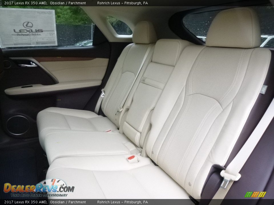 2017 Lexus RX 350 AWD Obsidian / Parchment Photo #7