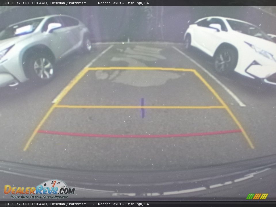 2017 Lexus RX 350 AWD Obsidian / Parchment Photo #13