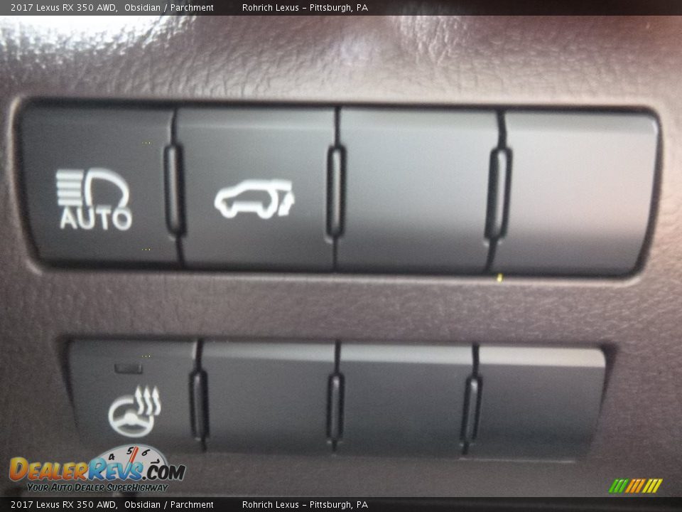 2017 Lexus RX 350 AWD Obsidian / Parchment Photo #15