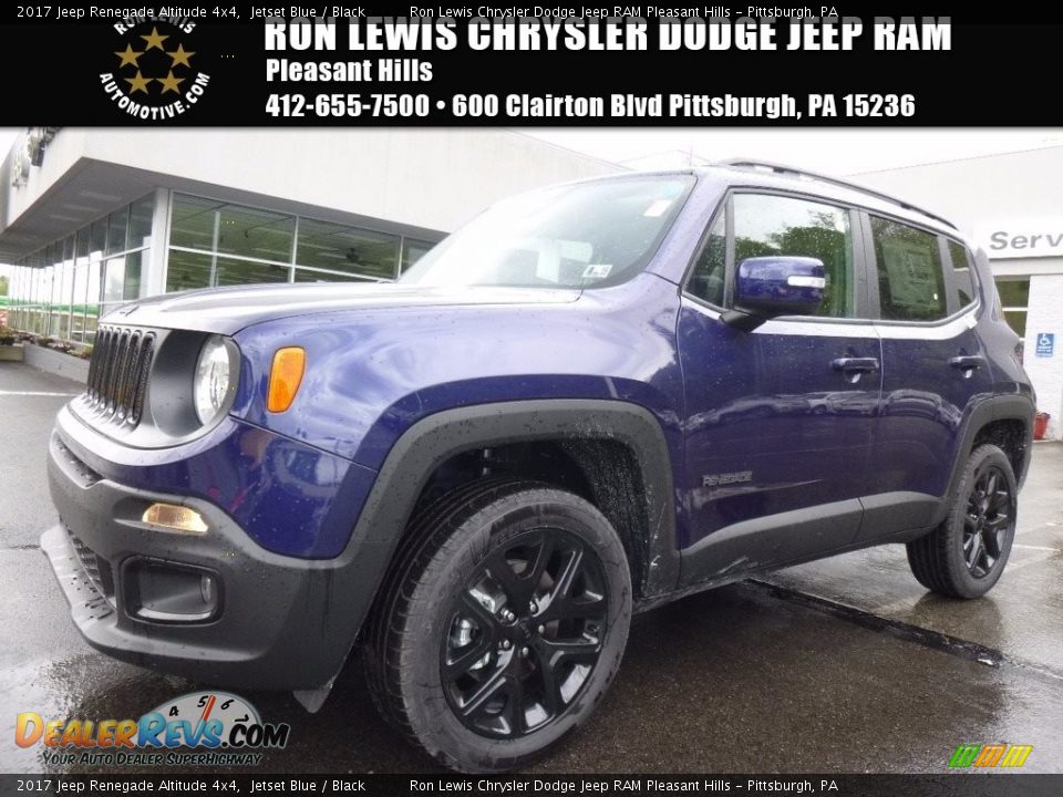 2017 Jeep Renegade Altitude 4x4 Jetset Blue / Black Photo #1