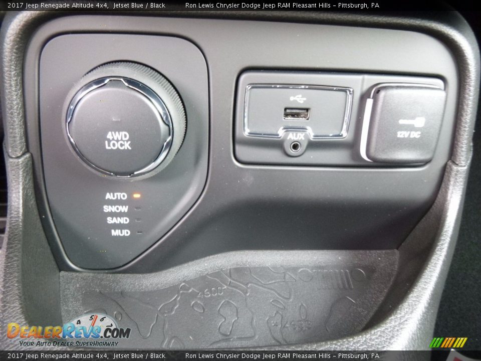 2017 Jeep Renegade Altitude 4x4 Jetset Blue / Black Photo #18