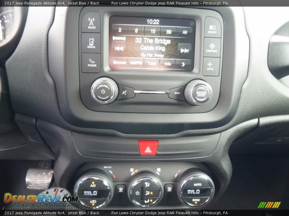 2017 Jeep Renegade Altitude 4x4 Jetset Blue / Black Photo #20